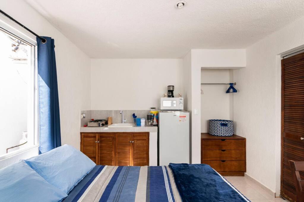 Micro Studio Perfect For Backpackers, Couples, 3 Min Drive To Playa El Nino Cancun Exterior photo